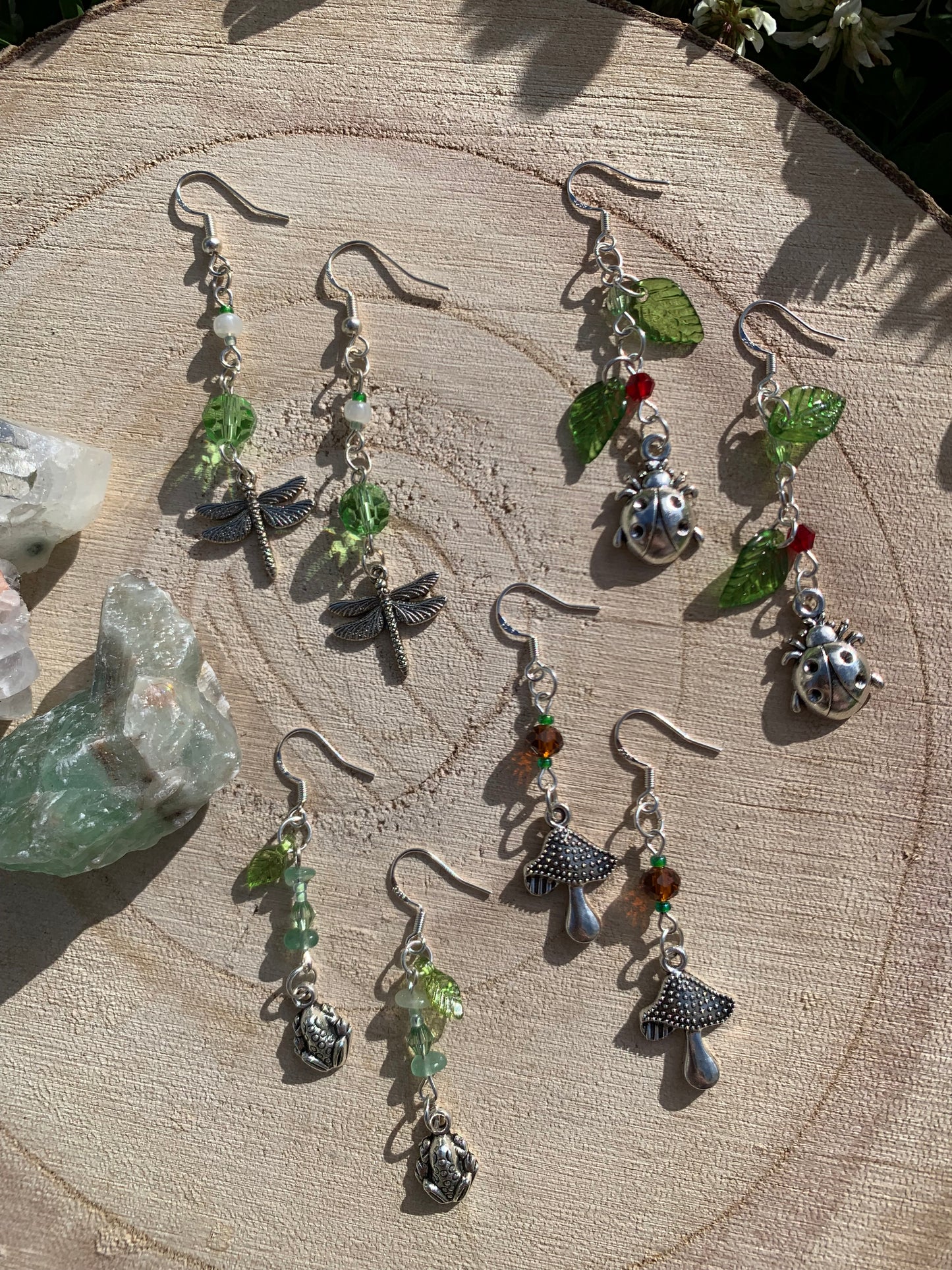 Garden fairy earrings ✨🍄🧚