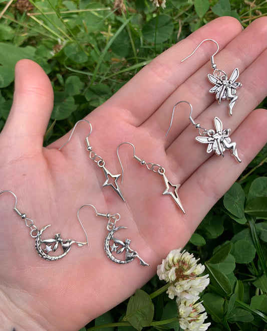 Cute simple fairy earrings ✨🧚