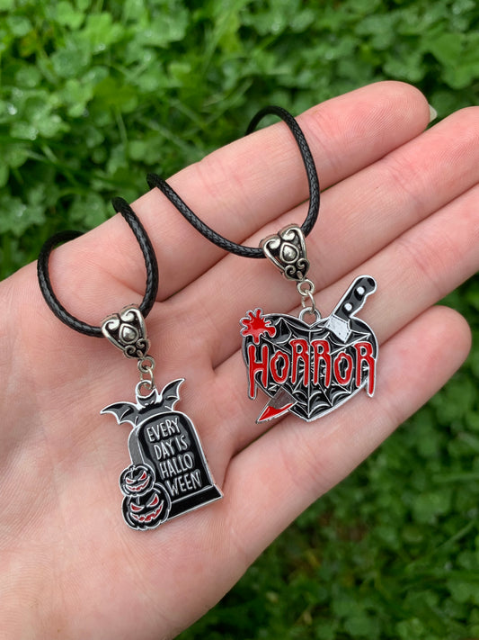 Spooky necklaces 🦇