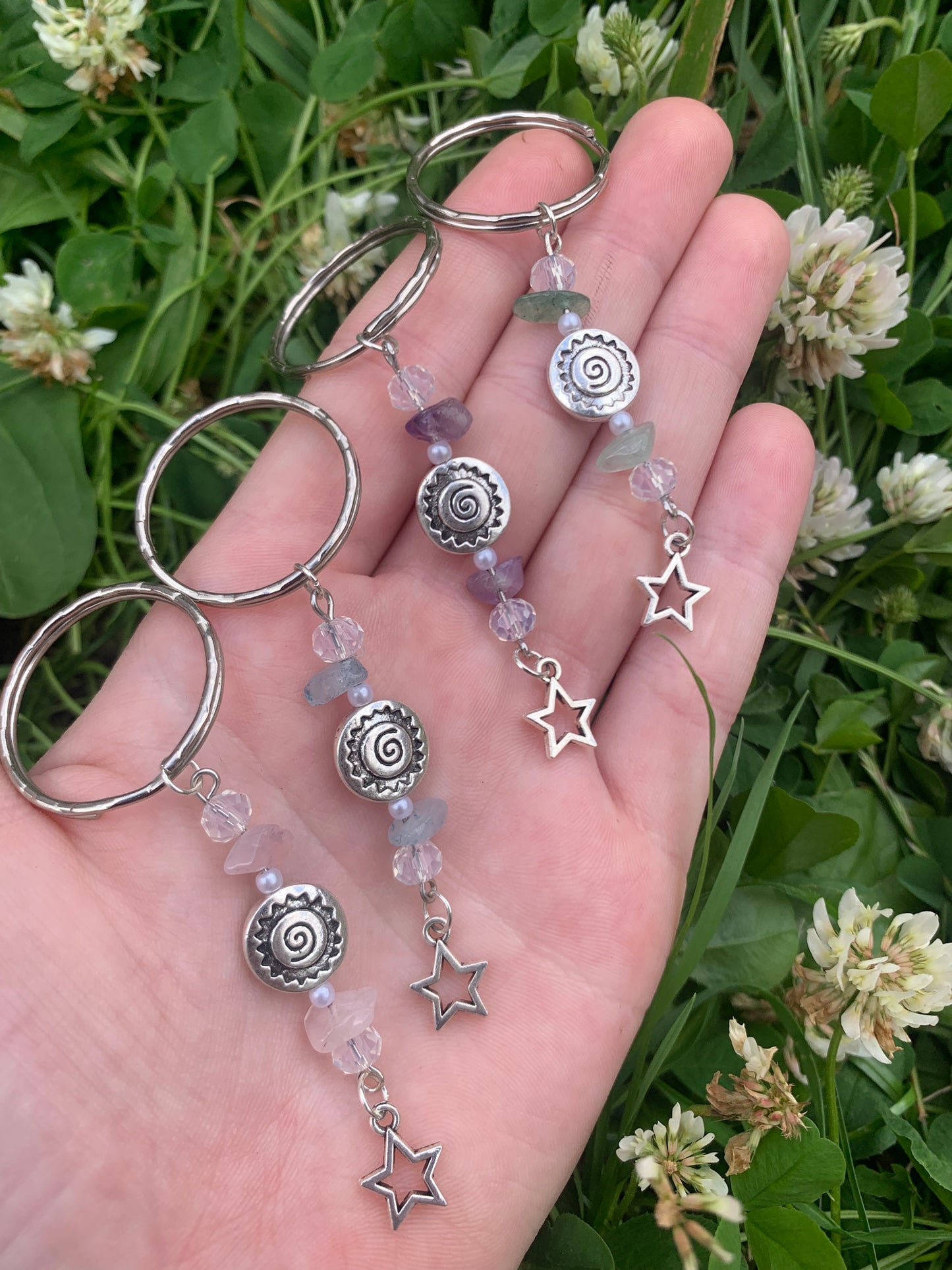 Crystal keyrings ✨🌙